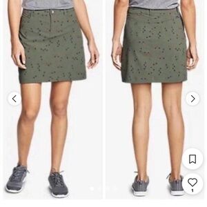 EDDIE BAUER™️ Women's Size 14 Sage/Arrow Print 'ADVENTURER' Skort